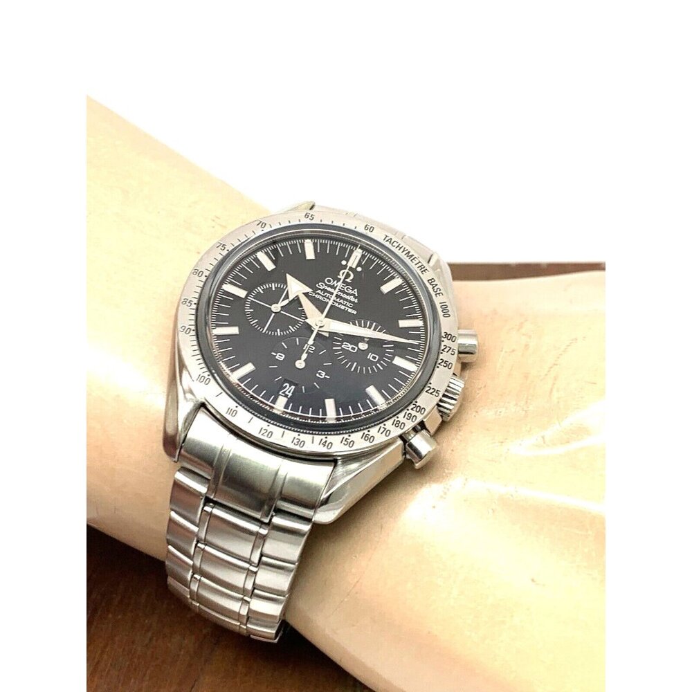 Omega Speedmaster Broad Arrow Men's Watch Swiss Automatic Chronograph 42mm - Picture 5 of 13